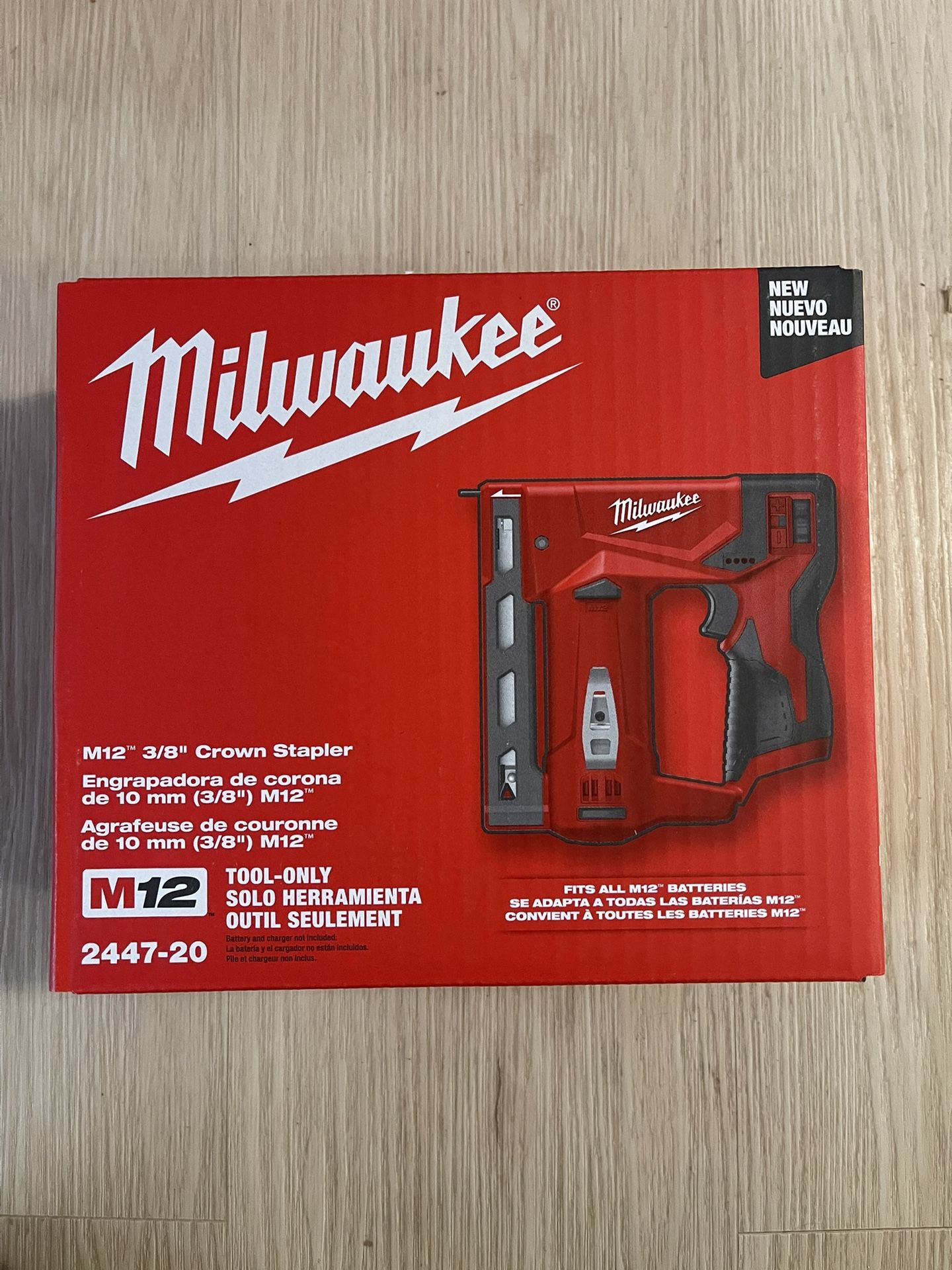 Milwaukee Crown Stapler M12 No Battery
