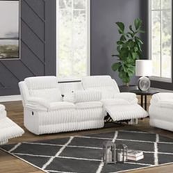 New 3 Pc Reclining Living Room Set