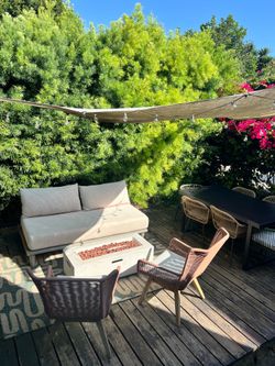 Complete Outdoor Entertaining Set | CB2, Living Spaces | Pick Up by June 17