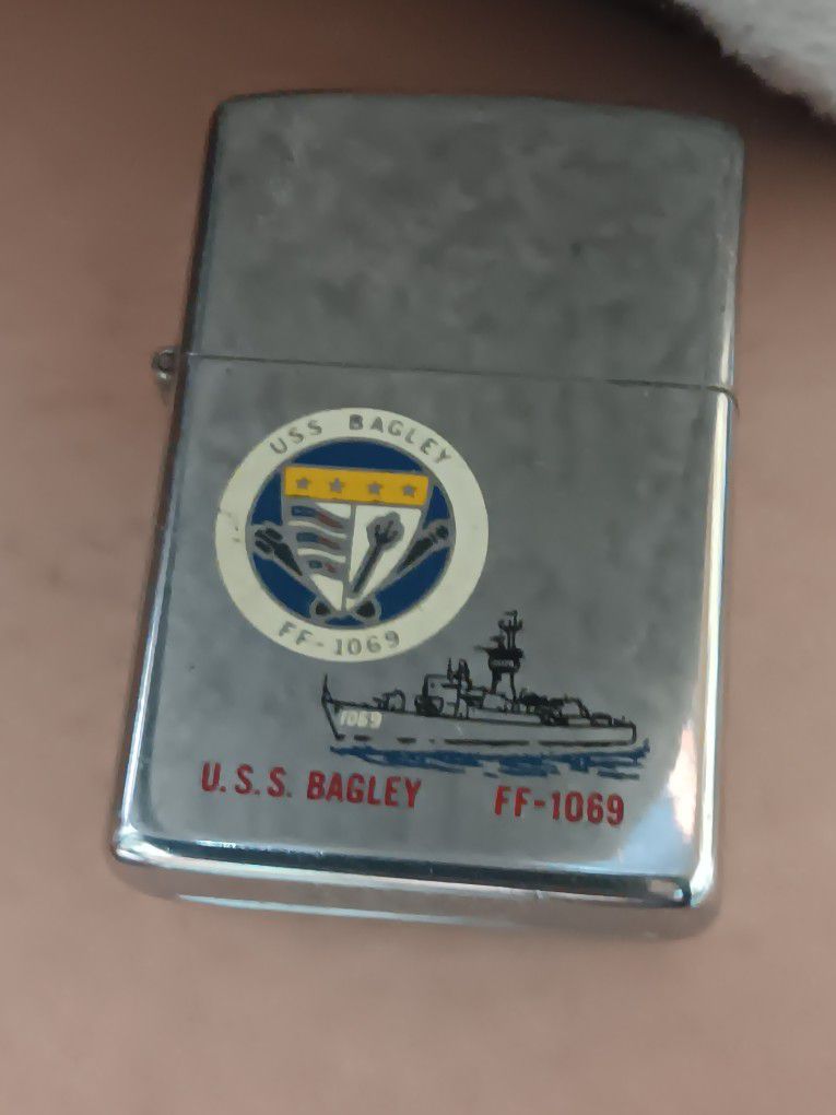 USS Bagley FF-1069 Zippo Lighter 
