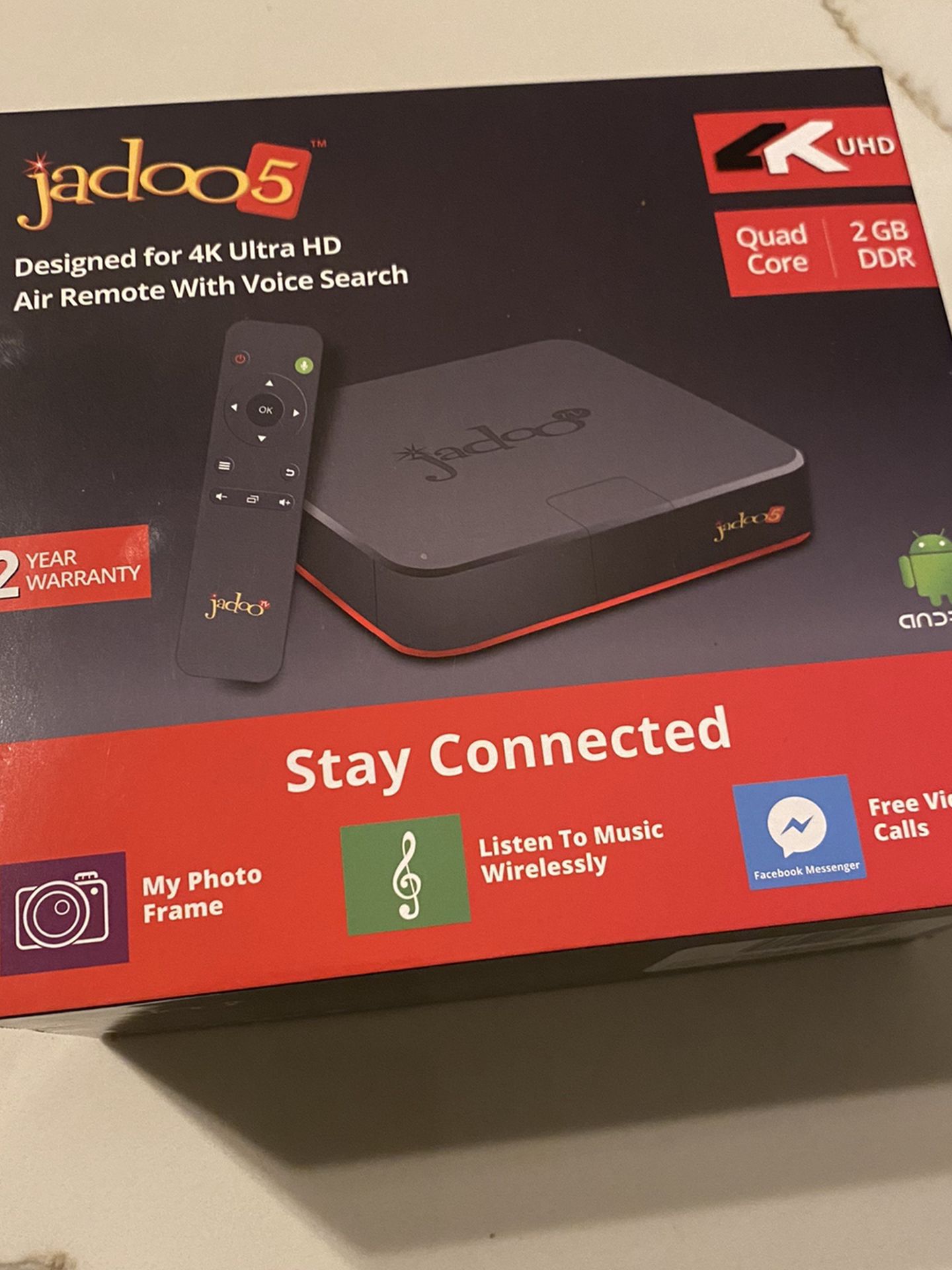 Jadoo 5 Tv Box - Brand New Never Used!