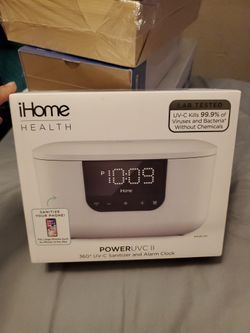 Ihome SANITIZER AND ALARM CLOCK