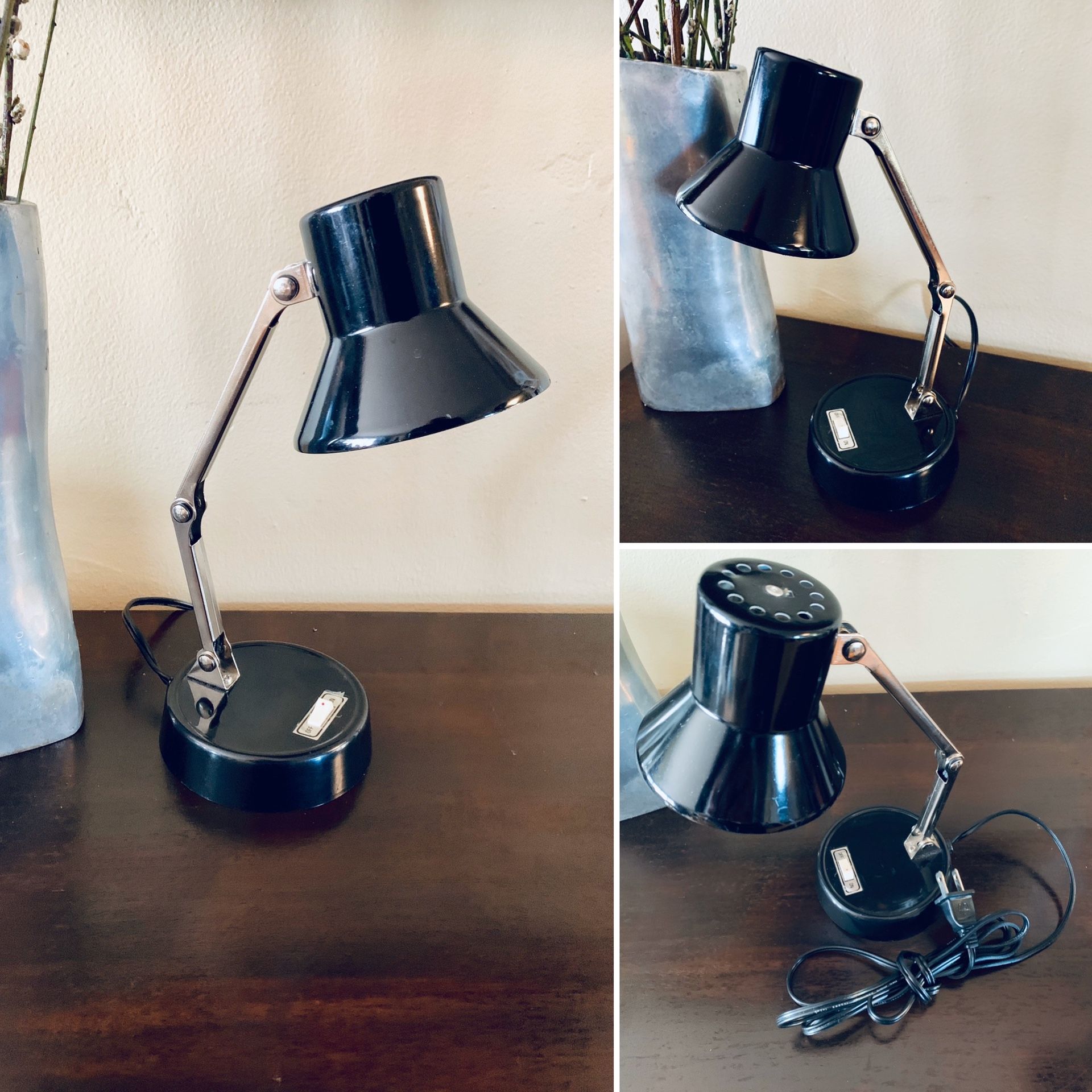 Vintage Mid Century Modern Adjustable Desk Lamp $20.00