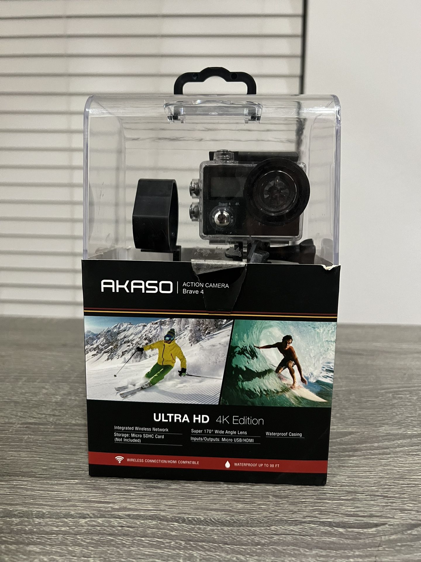 Akaso Brave 4 4K Edition Camera With Everything Included 
