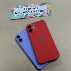 Apple IPhone 12 Mini 5G Unlocked - Only $1 Today Pay The Rest Later! 