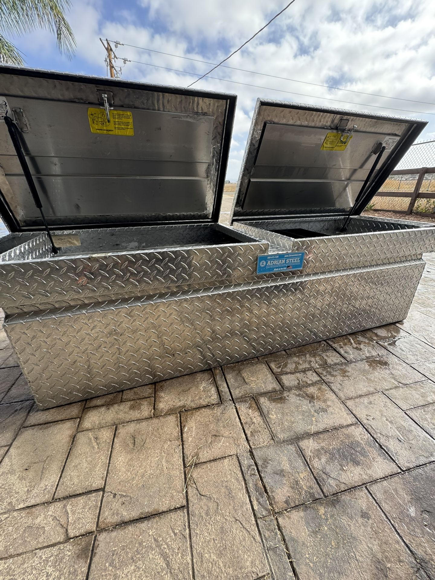 Adrian’s Steel box with a light bar Included