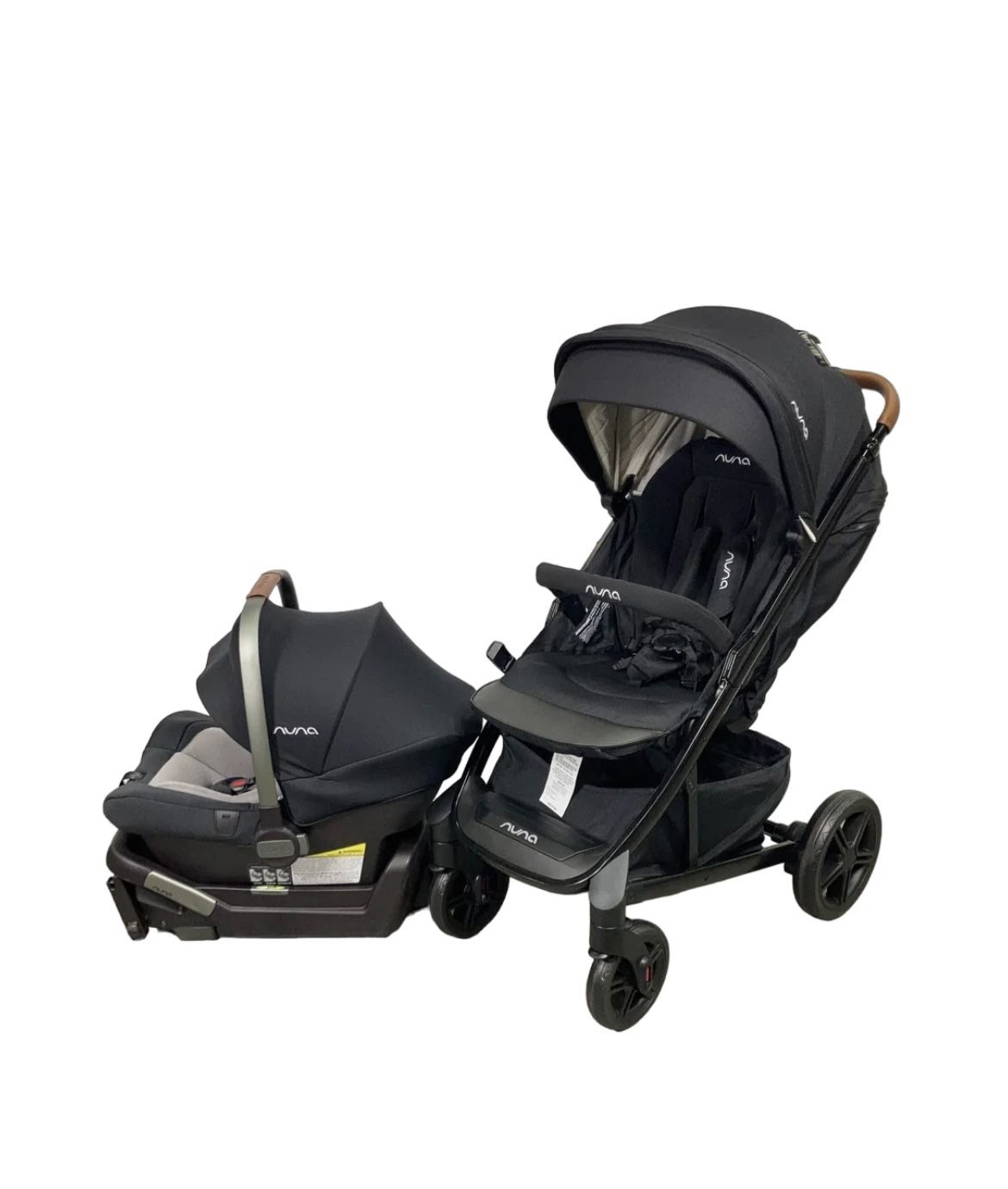 Nuna TAVO PIPA Travel System, Stroller, Car Seat + Car Seat Base, Caviar
