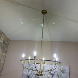 Gold Chandelier ceiling lamp