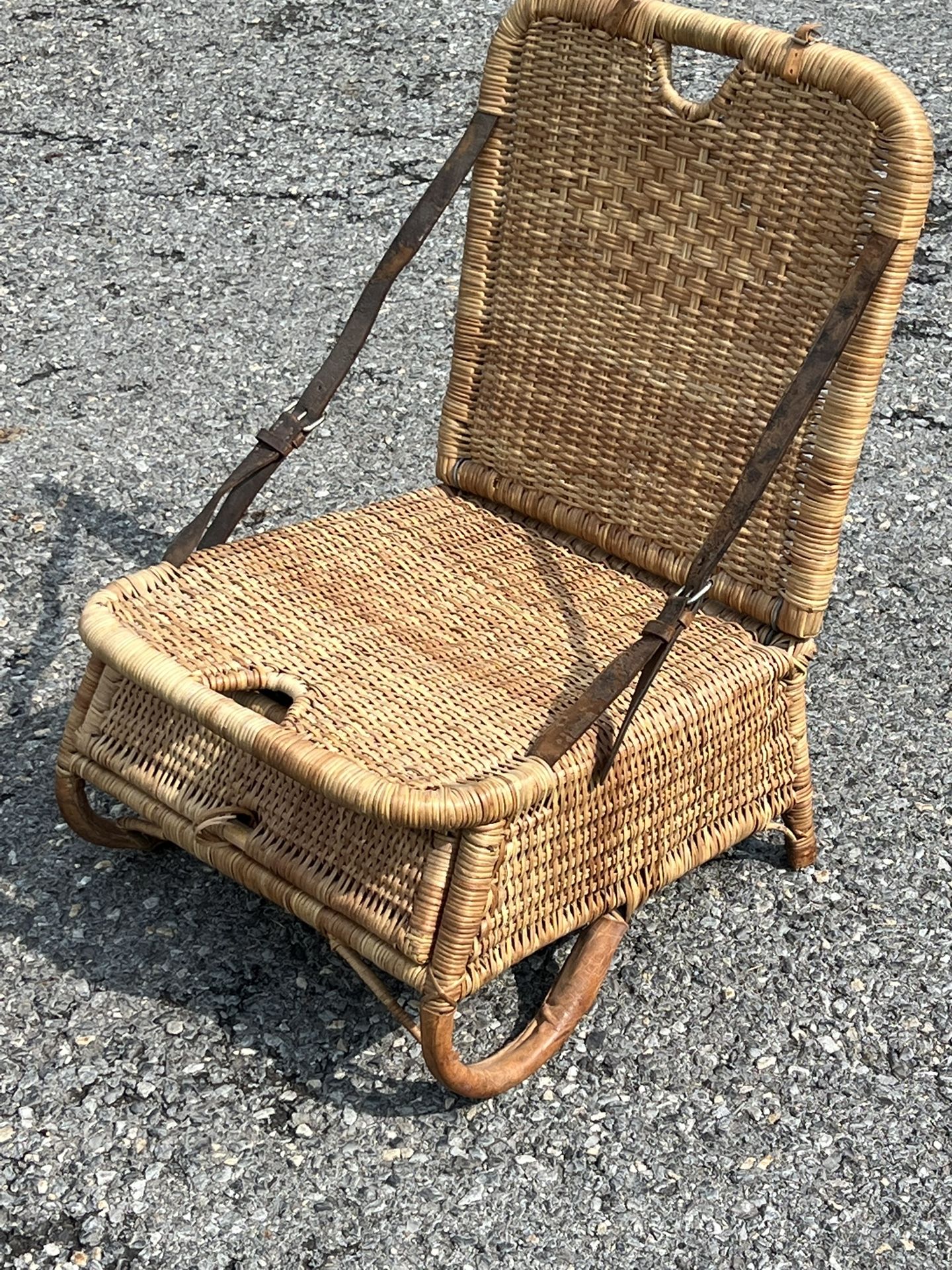 Old picnic chair