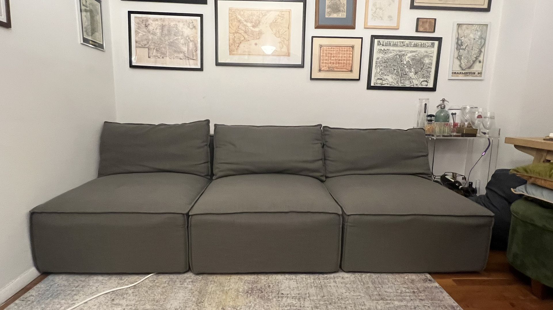 Gray Modular Sofa