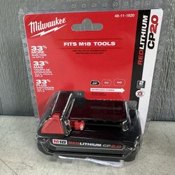 Milwaukee M18 18-Volt 2.0 Ah Lithium-Ion Compact Battery