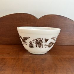Vintage Pyrex Early American 401 Mixing Bowl 