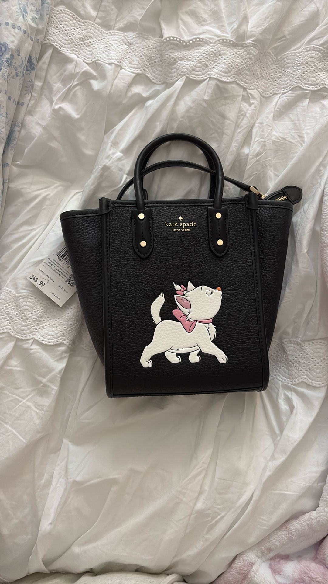 Brand New Aristocats Disney Kate Spade Mini Tote Bag