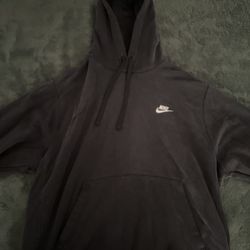 Plain Black Nike Hoodie 