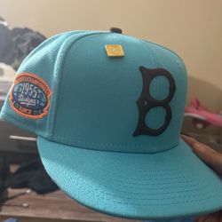 1955 Brooklyn Dodgers Championship Hat 7 1/2