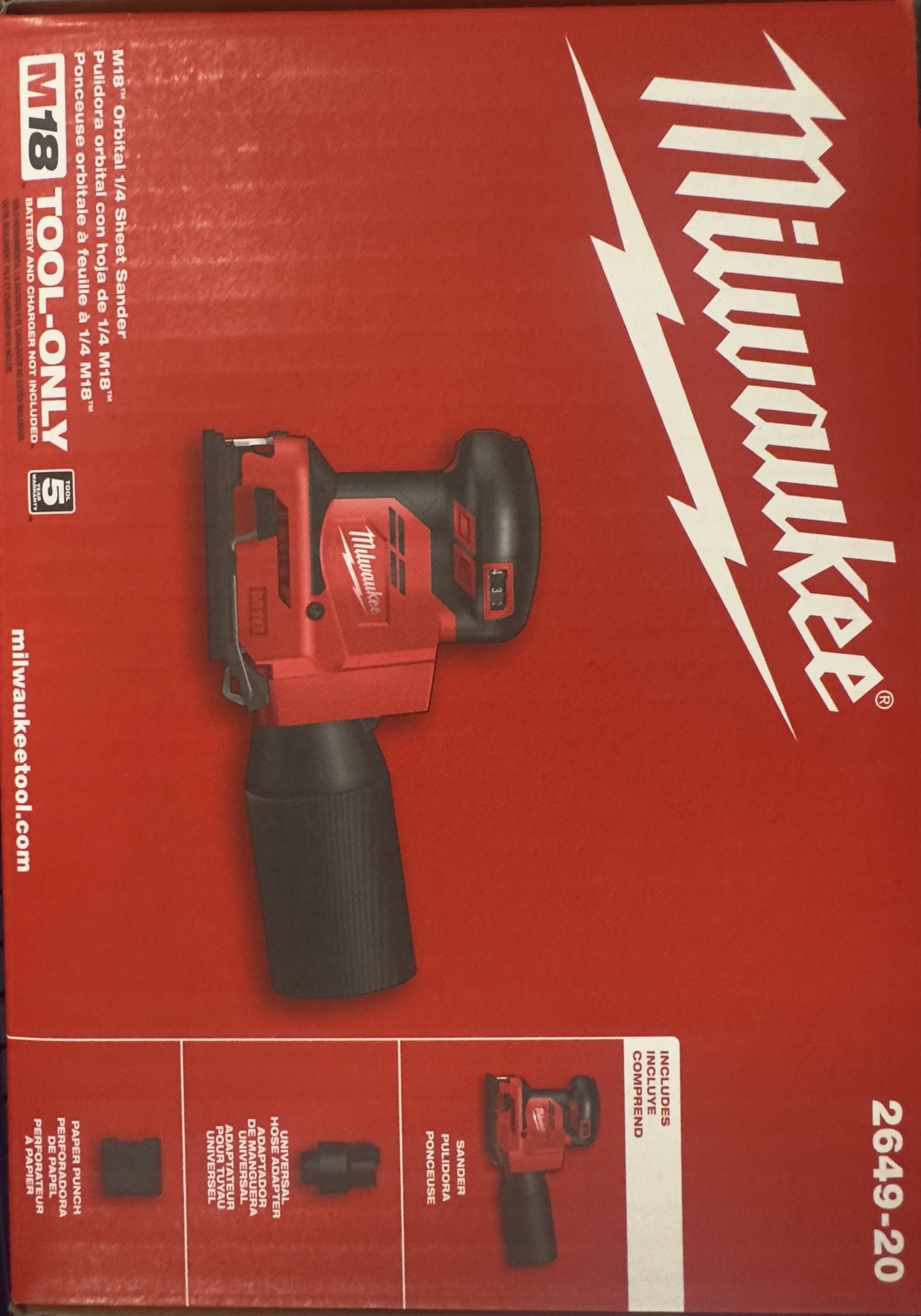 Milwaukee Sander M18