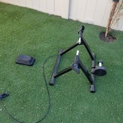 Stationary exercise bike stand