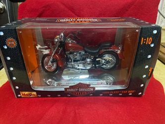 Maisto 1999 FLSTF Fatboy Harley Davidson Motorcycle 1:10
