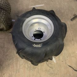 22x11x10 rear sand tires paddles 4x130 lug pattern Honda FL350 FL 350 $90