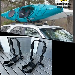Kayak and Paddle Board Adjustable Collapsible J-Hooks