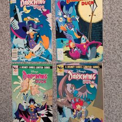 Darkwing Duck Limited Comic Book Set 1-4 From 1991