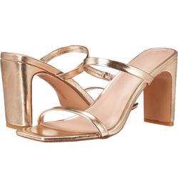 The Drop Women's High Heeled Sandal with Straps