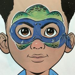 Hypoallergenic Face Paint, Glitters 