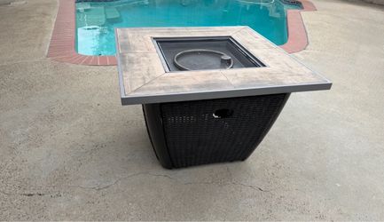Outdoor Propane Fire Pit Table