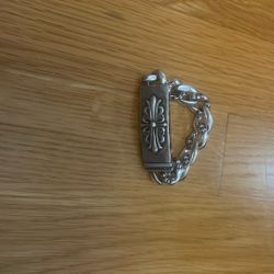 Chrome Hearts Bracelet, Not Real Silver, Stainless Steel, 18 Cm