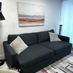 Dark Blue City Furniture Noah Sofa