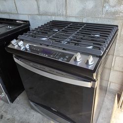 Like New 2022 Whirlpool 5 Burner Convectional Stainless Steel Gas Stove Range Estufa 