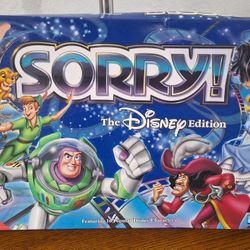 SORRY the DISNEY Edition Board Game 2001 .. COMPLETE! 