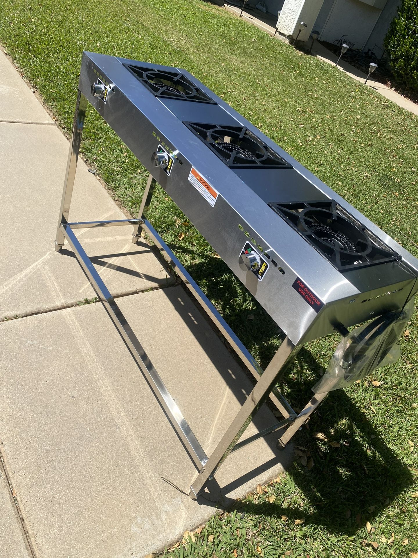 3 Burner Stove (Stainless Steel) 