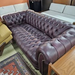 Leather Chesterfield Sofa