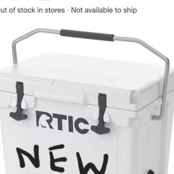 New In Box Cooler 20q Hardshell RTIC $100