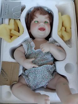 Porcelain Baby Doll in Original Box
