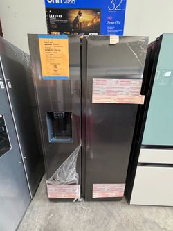 Samsung Side-by-Side Refrigerator Black Stainless Steel