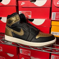 Brand New Jordan 1 Retro High Gold Toe