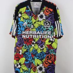 Adidas Unity Tiro Flower Floral LA Galaxy Soccer Jersey