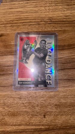 4 last dance soccer tops chrome cards  that include XAVI HERNADES, JAVIER ZANETTI,RYAN GIGGS and FRANK RIJKAARD