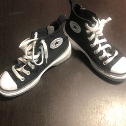 Girls Size 2 Converse. Worn Once 