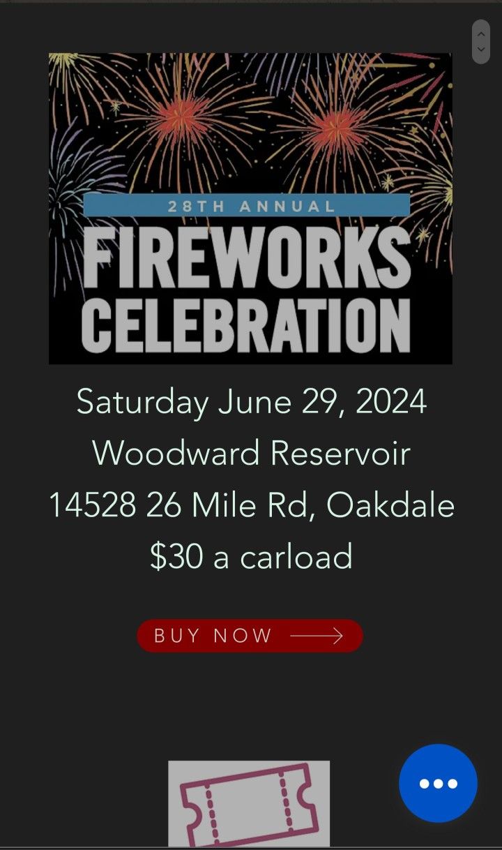 Oakdale Fireworks Show Tickets 6/29/24