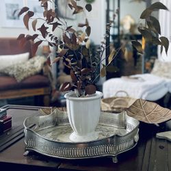 Vintage Silver Tray Beautiful !