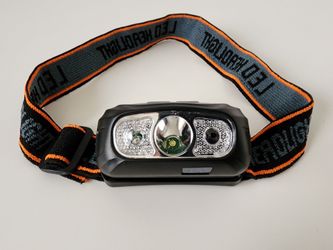 USB Rechargeable XPE LED Headlamp Smart Wave Induction Waterproof Torch