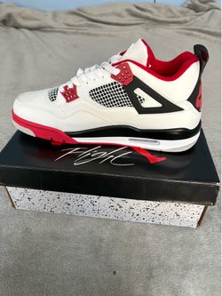 FIRE RED Jordan 4s
