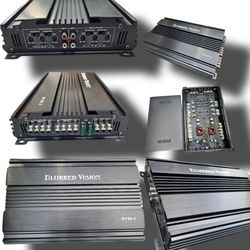 Blurred Vision Audio BV80.4AB Full-Range Class AB 4 Channel Amplifier, (500Rms)