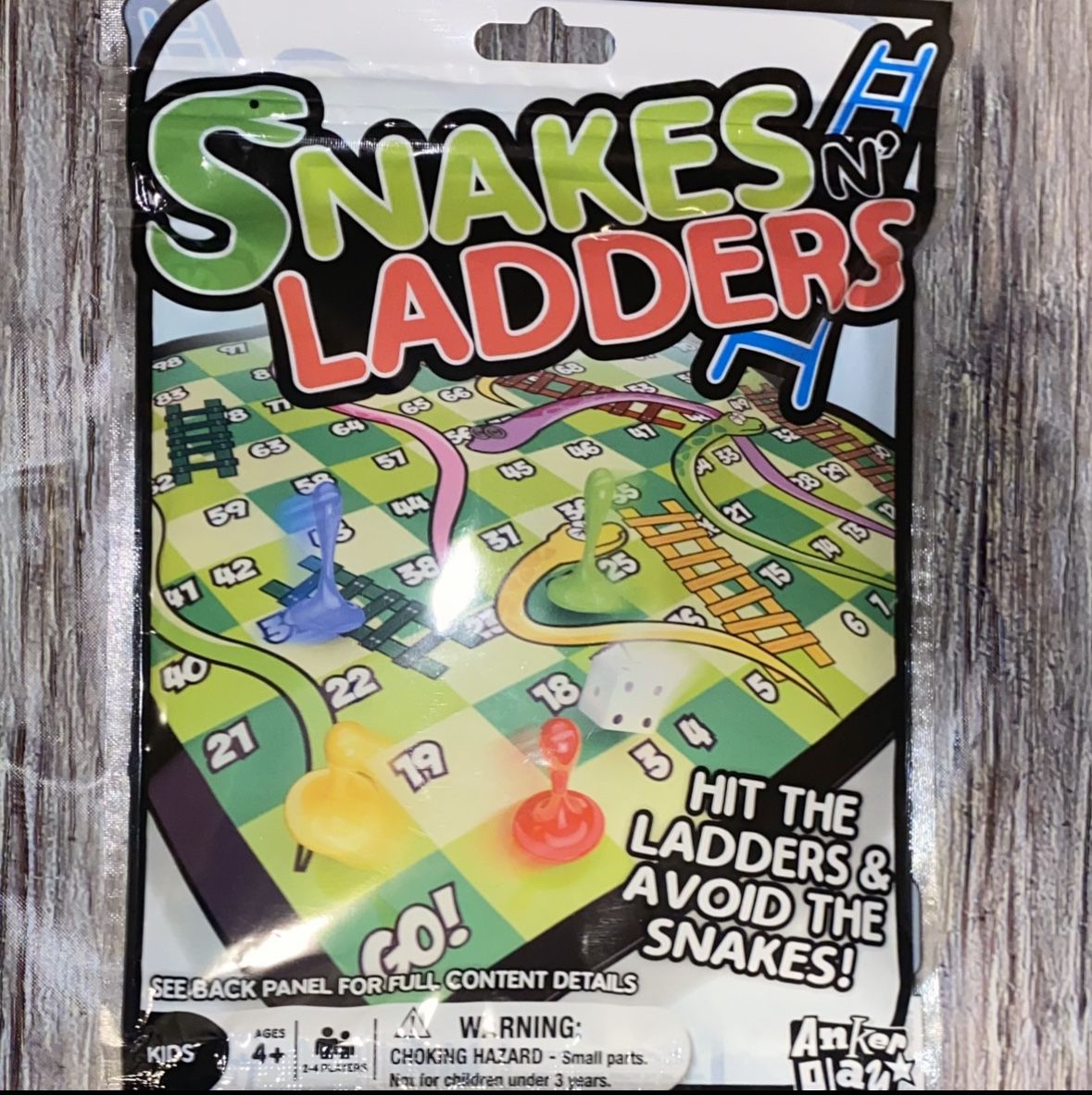 New Travel Snakes & Ladders Board Game