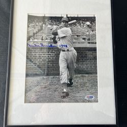 Duke Snider Brooklyn Dodgers 8x10 With Autograph