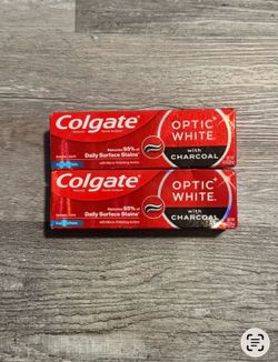 Colgate Optic White W/Charcoal Toothpaste 4.2 Oz $4 Each