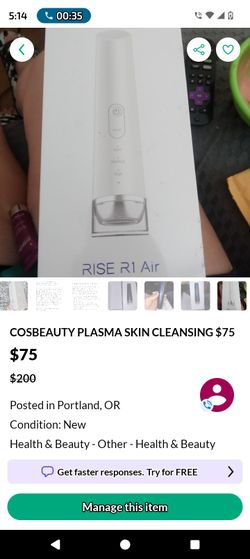COSBEAUTY PLASMA SKIN CLEANSER